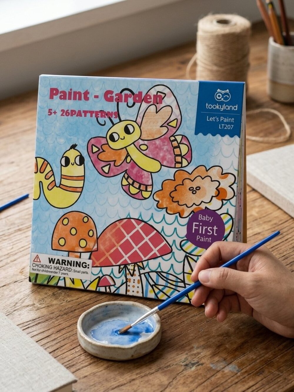 NEW Tookyland Paint by Water Coloring Book Montessori Kids Art Activity Gift